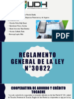 Reglamento General de La Ley n30822