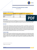 VNS Finance & Capital Services Limited: Summary of Rated Instruments