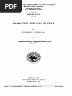 Manganese Deposits of Cuba: Bulletin 935-B