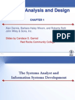 Systems Analysis and Design: Alan Dennis, Barbara Haley Wixom, and Roberta Roth John Wiley & Sons, Inc