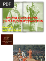 Swami Vivekanand: Philosophy of Education: Presented By: Arvind Kumar Bhardwaj