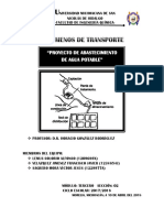 Proyecto Ficticio de Abastecimiento de Agua Potable