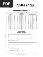 Narayana: Common Practice Test-3