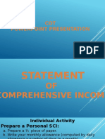 Statement of Comprehensive Income