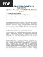 Manual de Acondicionamiento y Formación Inicial para Policía Preventivo