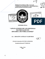 Aplicaciones de Espacios Matriciales PDF