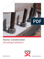 Fosroc Grouting Brochure