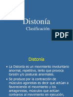 Distonías Clasificación