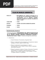 Plan de Manejo Ambiental de La IEI. Los Libertadores