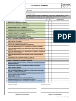 Evaluación de Desempeño