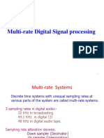 Multi-Rate Digital Signal Processing