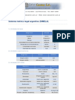 Tabla de Unidades. Simela PDF