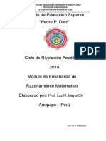 Modulo de Razonamiento 2019