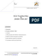 EGAC Transition Policy For ISO/IEC 17025: 2017: Egyptian Accreditation Council Egac