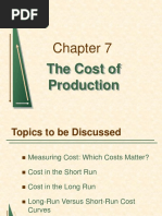 The Cost of Production