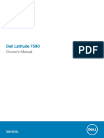 Dell Latitude 7390: Owner's Manual