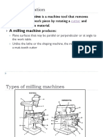 Milling Operation PDF