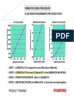 Generator Sizing Procedure: Product Training