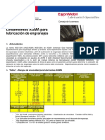 Lineamientos AGMA para Lubricación de Engranajes PDF