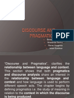 Discourse and Pragmatics