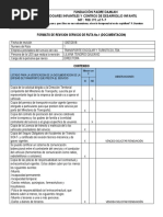 Formato de Revision de Servicio de Ruta Documentacion Julio 12