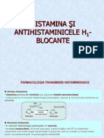 Curs 7 - Partea 1 - Histamina Si Antihistaminicele H1 Blocante