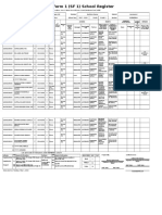 School Form 1 (SF 1) School Register