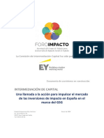 Mapa de Intermediación de Capital de Impacto Positivo en España