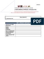 Employee Performance Appraisal For Executive: QSR Brands (Malaysia) Holdings SDN BHD