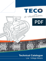 Teco Technical Catalogue Low Voltage Motors 1304 PDF