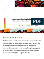 Perumusan Masalah