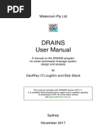 DRAINS Manual PDF