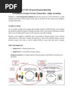 Lecture Notes - Hedge Accounting