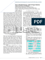 Efficiency Optimization & Detailed Energy Audit of Sugar Industry