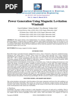 Power Generation Using Magnetic Levitation Windmill