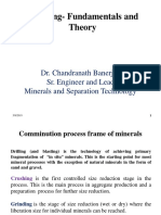 Grinding-Fundamentals and Theory: Dr. Chandranath Banerjee Sr. Engineer and Lead Minerals and Separation Technology