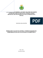 MATOS, R. L. (2016) Rinhas de Galos No Litoral Norte Paraibano - Performance em Um Esporte Interétnico PDF