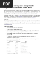 Manipulando Arquivos e Diretórios No Visual Basic