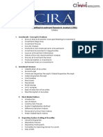 Certified Investment Research Analyst (CIRA) : 1. Investments-Concepts & Features