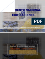  Reglamento Nacional de Edificaciones