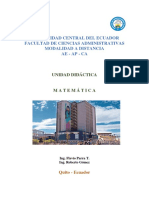 Unidad Didactica Matematica 2019 PDF