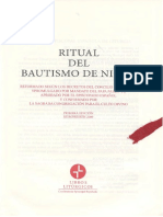 Ritual de Bautismo PDF