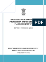 National Programme For Prevention and Control of Fluorosis (NPPCF)