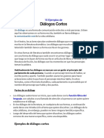 10 Ejemplos de Dialogos Cortos PDF