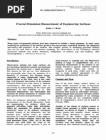 Fractal Dimension Measurement of Engineering Surfaces: Pergamon