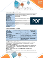 Guía de Actividades y Rúbrica de Evaluación - Paso 3 - Realizar La Segmentación Del Mercado y El Planteamiento Del Mercado Objetivo