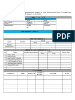 Curriculum Vitae Personality