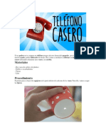 Telefono Casero