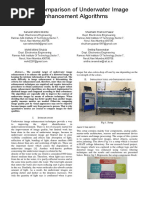 Visual Comparison of Underwater Image Enhancement Algorithms