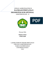 Laporan Akhir Mekanisasi Pertanian Mutiara Putri